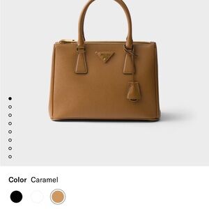 Prada Tan Leather Satchel